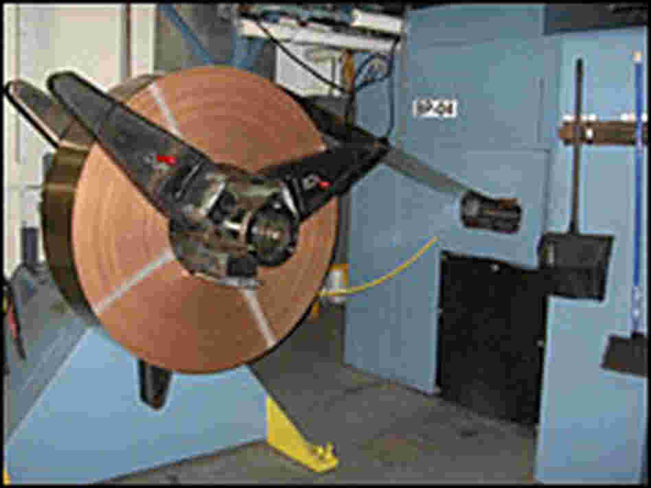 Spool of metal at the mint