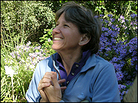 Janet Draper in sun and shadow at the Mary Ripley Garden. Janet Draper in sun and shadow at the Mary Ripley Garden.