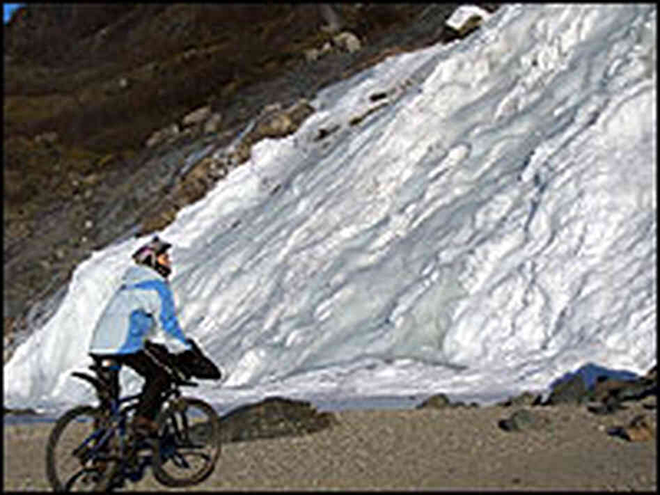 Jill Homer on Her Bike Jill Homer on Her Bike