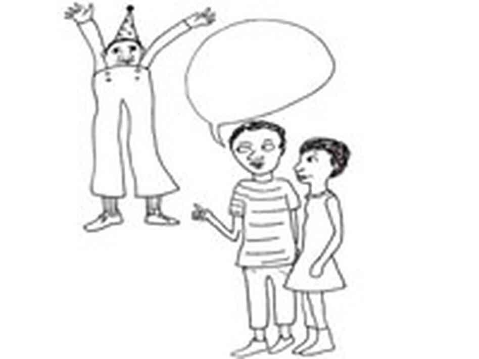 A cartoon students were given during a study of the use of "yo." A cartoon students were given during a study of the use of "yo."