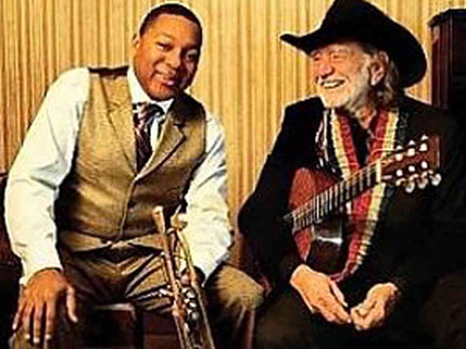 Willie Nelson and Wynton Marsalis' new album is titled Two Men With The Blues Willie Nelson and Wynton Marsalis' new album is titled Two Men With The Blues