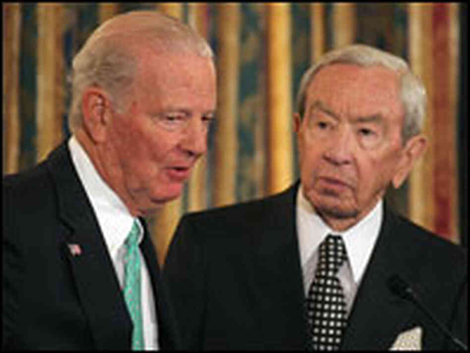 James Baker (left) and Warren Christopher James Baker (left) and Warren Christopher