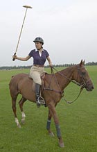 Jessica Seigel riding hard in the Hamptons.
