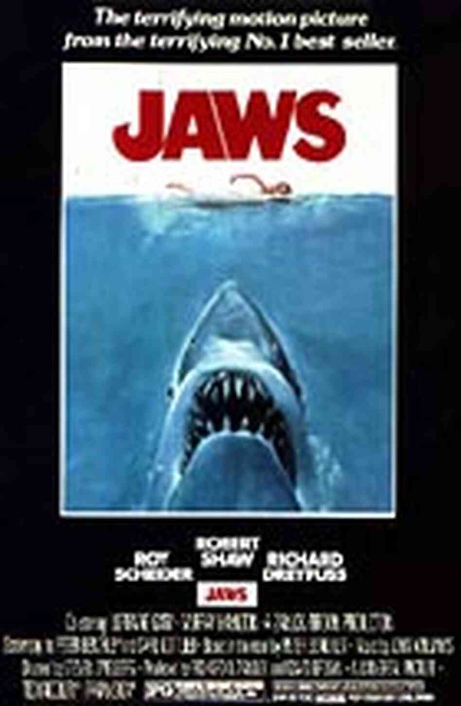 Poster for the 1975 film 'Jaws' Poster for the 1975 film 'Jaws'