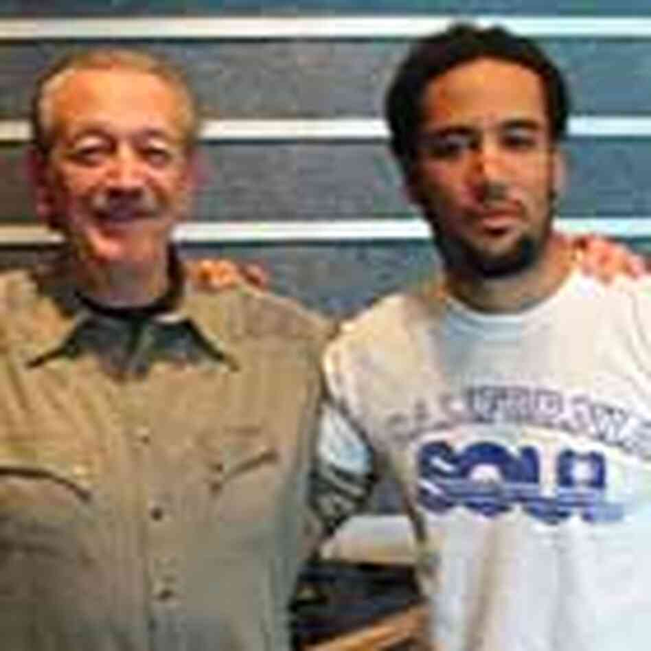 Charlie Musselwhite, left, and Ben Harper at NPR West in Los Angeles, Calif. Charlie Musselwhite, left, and Ben Harper at NPR West in Los Angeles, Calif.