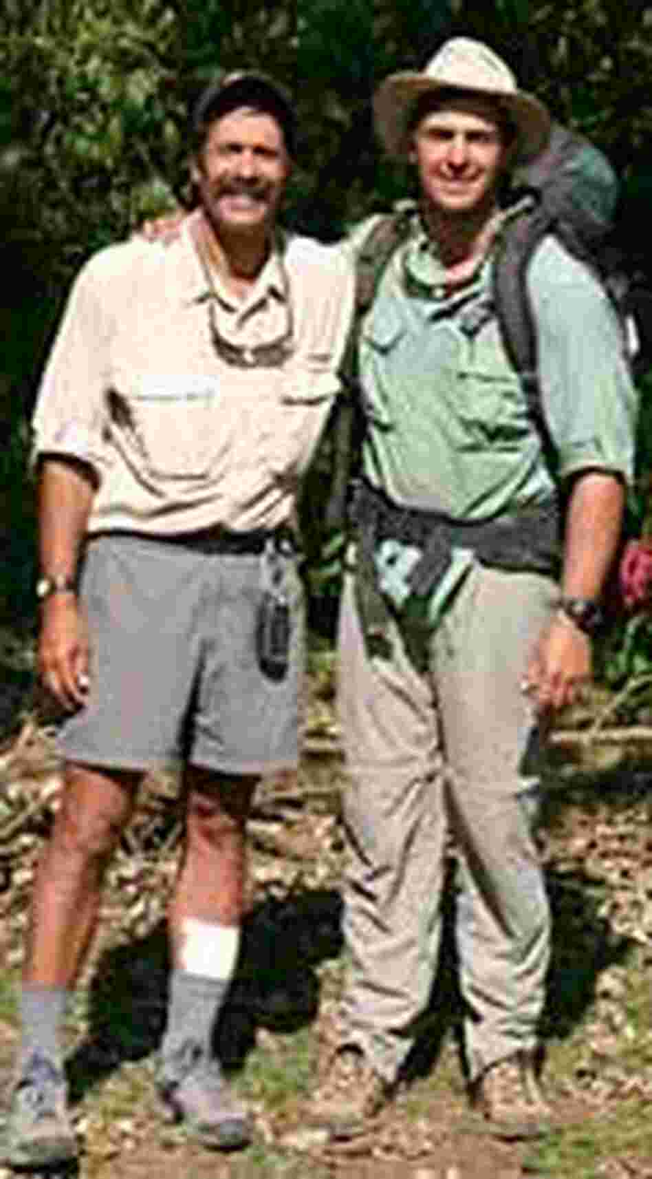 Pasquale Scaturro, left, and Gordon Brown on the banks of the Nile. Pasquale Scaturro, left, and Gordon Brown on the banks of the Nile.