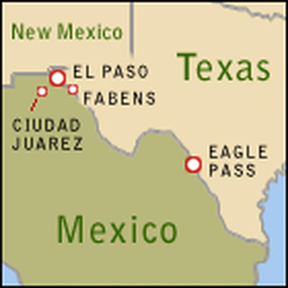 Cities along the U.S.-Mexico border. Cities along the U.S.-Mexico border.