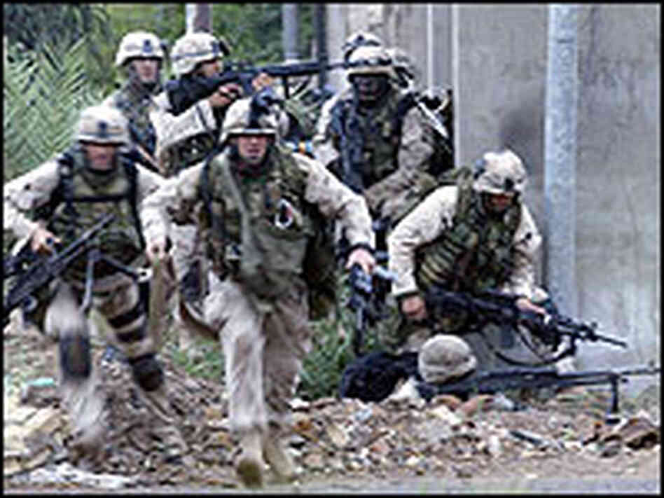 Soldiers in Fallujah