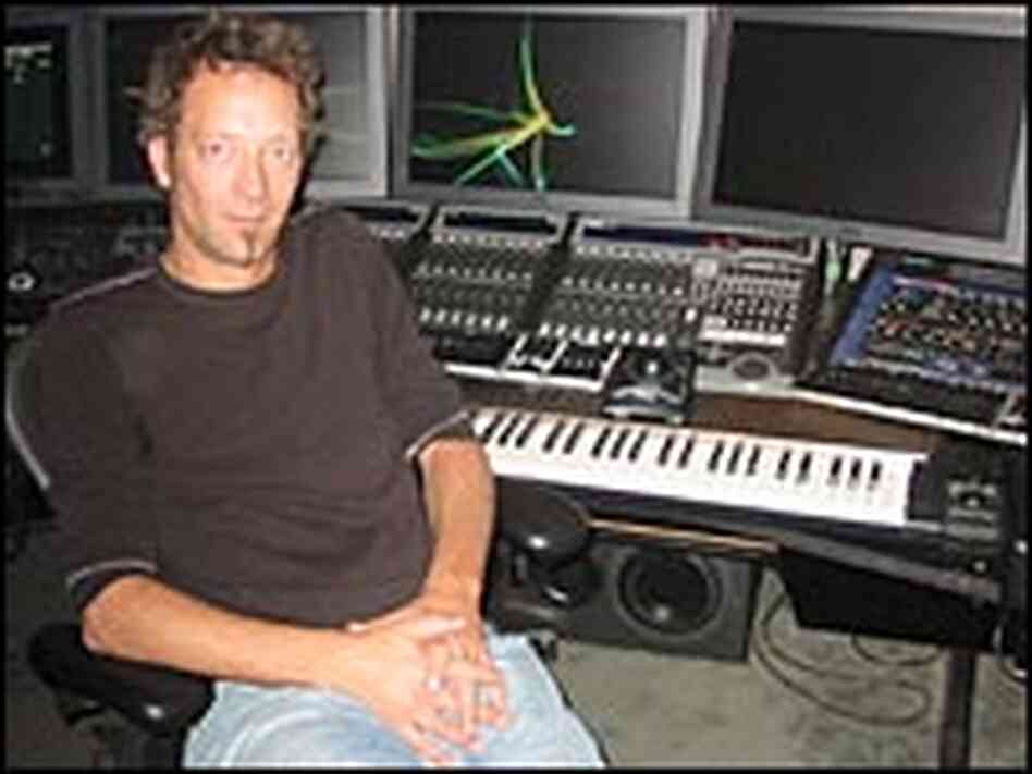 Charlie Clouser in his equipment-packed music studio in his Hollywood Hills home Charlie Clouser in his equipment-packed music studio in his Hollywood Hills home