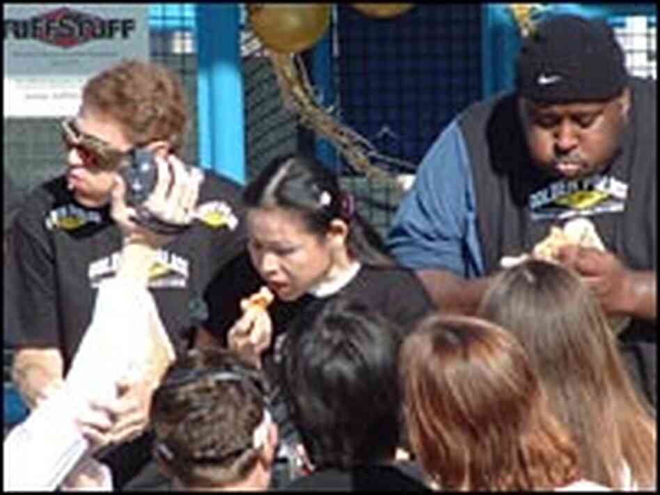 Champions of Cheese Competitive Eating NPR