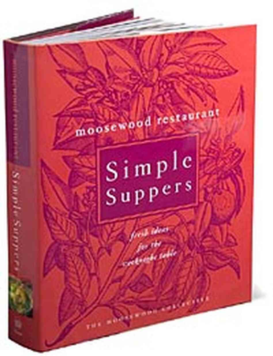 Cover for the 11th cookbook by the Moosewood Collective, 'Simple Suppers' Cover for the 11th cookbook by the Moosewood Collective, 'Simple Suppers'