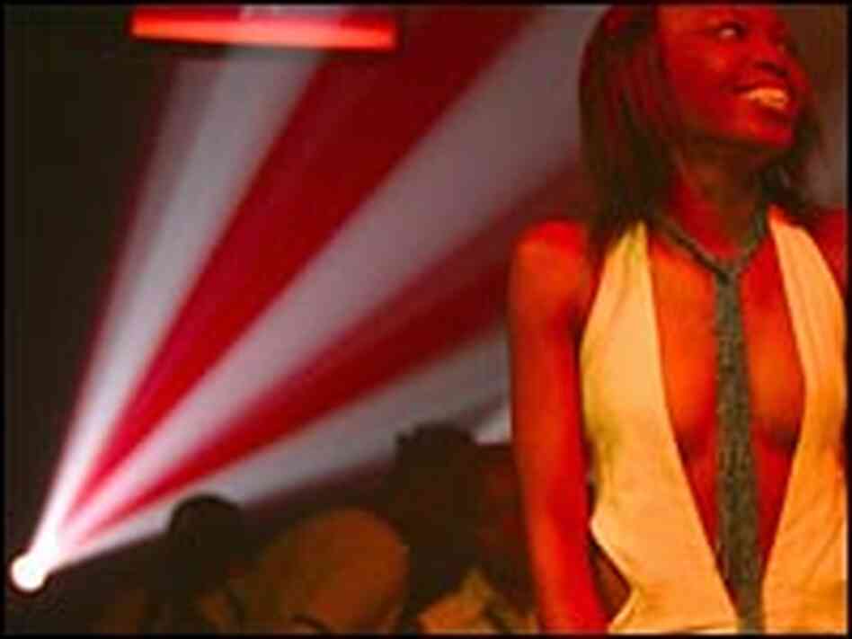 Young woman at a nightclub in South Africa. Young woman at a nightclub in South Africa.