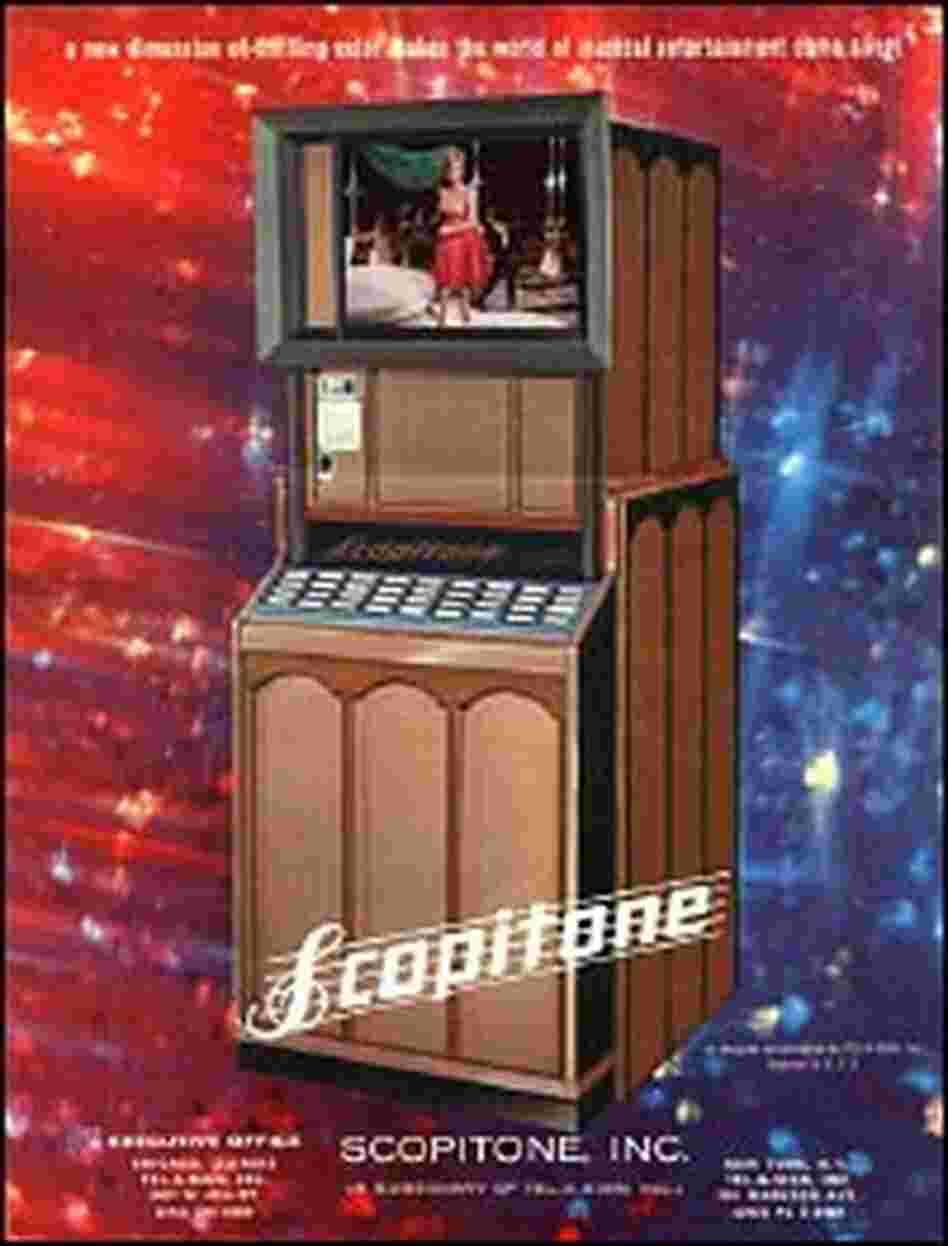 The Scopitone was already a huge hit in France when it was introduced to America in 1964
