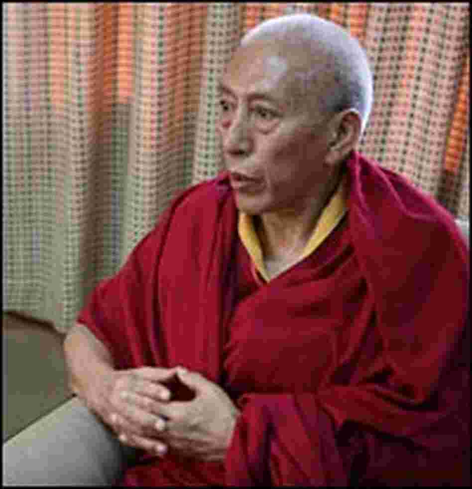 Samdhong Rinpoche, a religious scholar and close associate of the Dalai Lama Samdhong Rinpoche, a religious scholar and close associate of the Dalai Lama
