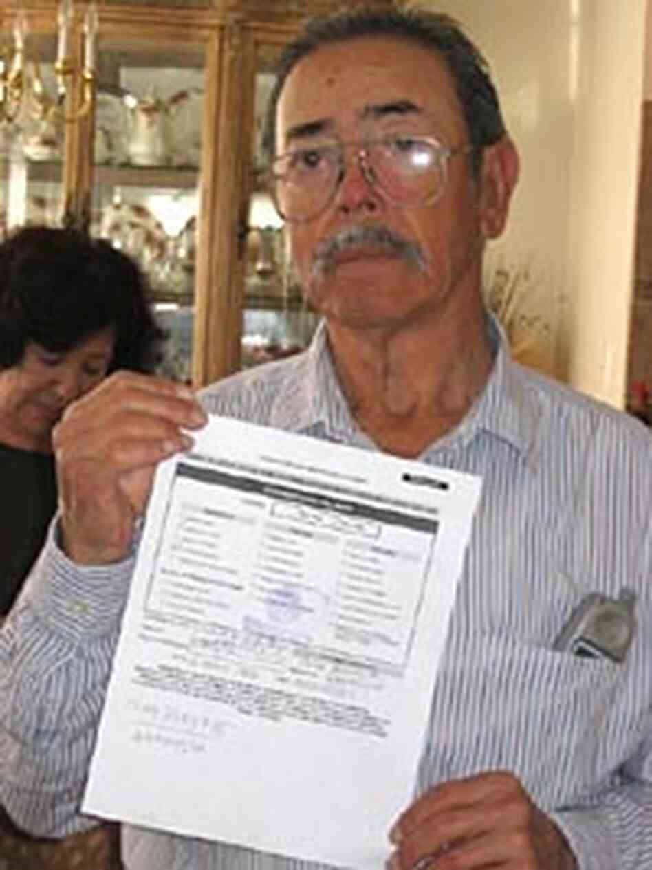 Former bracero Ezequiel Acevedo Former bracero Ezequiel Acevedo