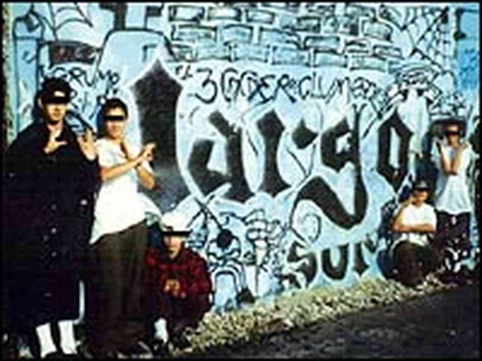 A photo by former Compton Police Department officers of members of the Largo gang. A photo by former Compton Police Department officers of members of the Largo gang.