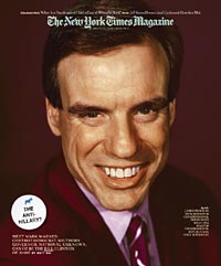 The controversial 'New York Times Magazine' cover of former Virginia Gov. Mark Warner.