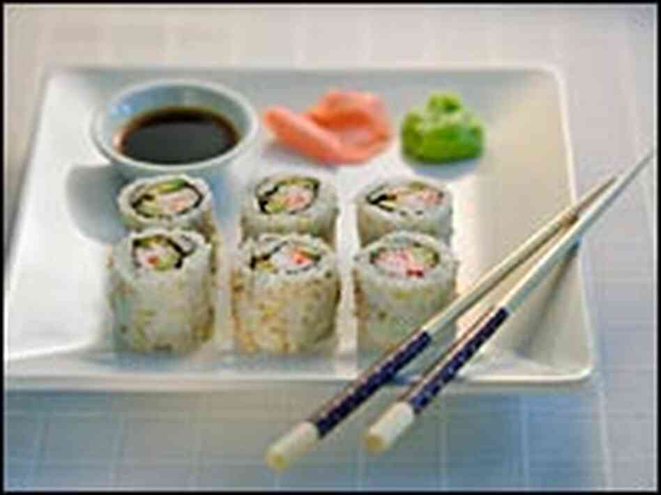 Wasabi typically comes as a gob of green paste with a plate of sushi or sashimi. Wasabi typically comes as a gob of green paste with a plate of sushi or sashimi.