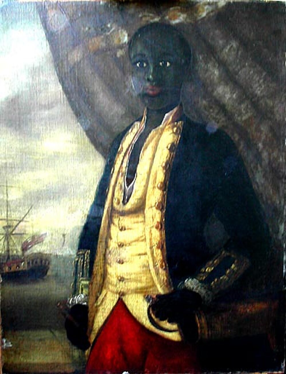 Photo of the Revolutionary War-era 'Black Admiral' painting