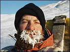 An icy Colin Angus treks through roadless wilderness in northeastern Siberia. An icy Colin Angus treks through roadless wilderness in northeastern Siberia.