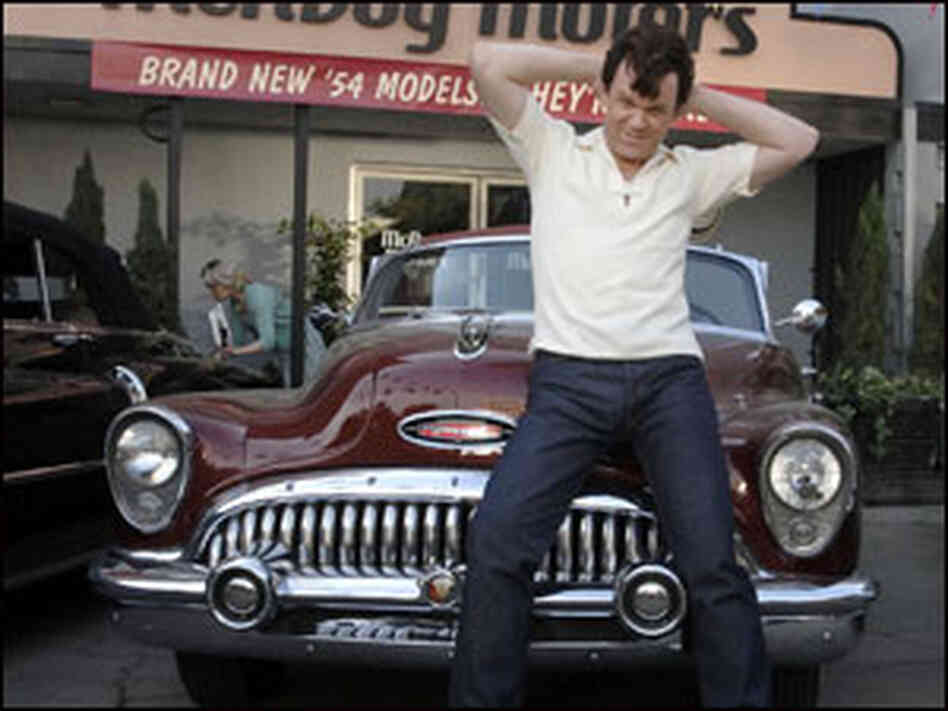 John C. Reilly Poses Boldly by the Car John C. Reilly Poses Boldly by the Car