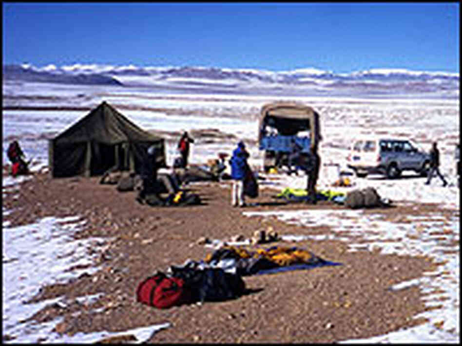 Setting up Camp