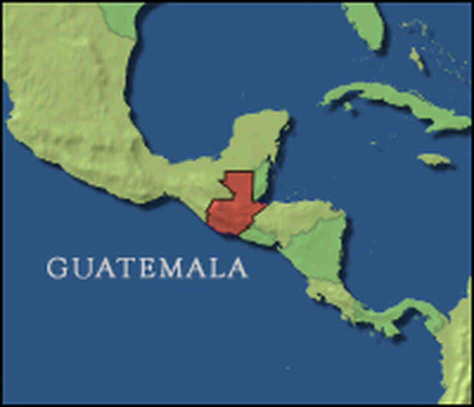 Regional Map of Guatemala