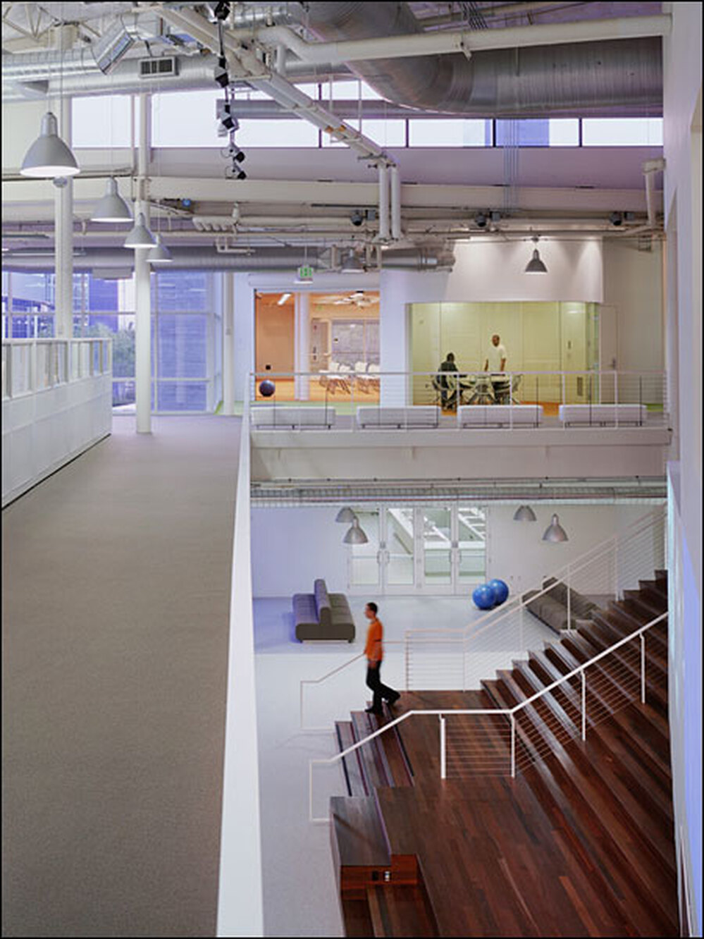 Plenty of room to breathe at the headquarters of Google in Mountain View, Calif.