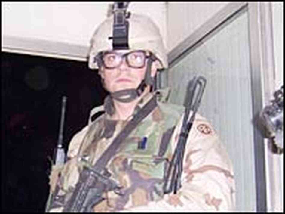 This photo of Forseth, in Iraq with Pfc. Ali Sarsak (left), was taken in December 2004.