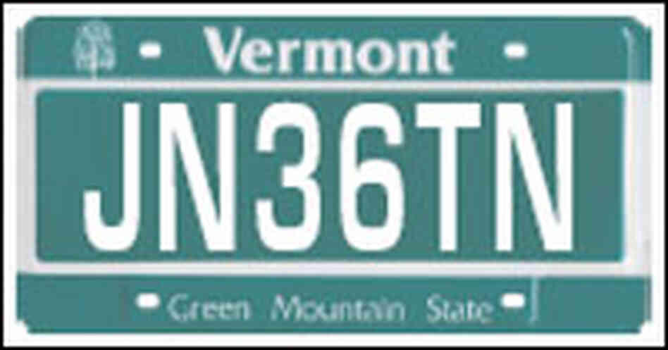 The license plate in question The license plate in question