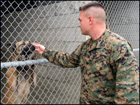 Sgt. Benjamin Maple and Arco