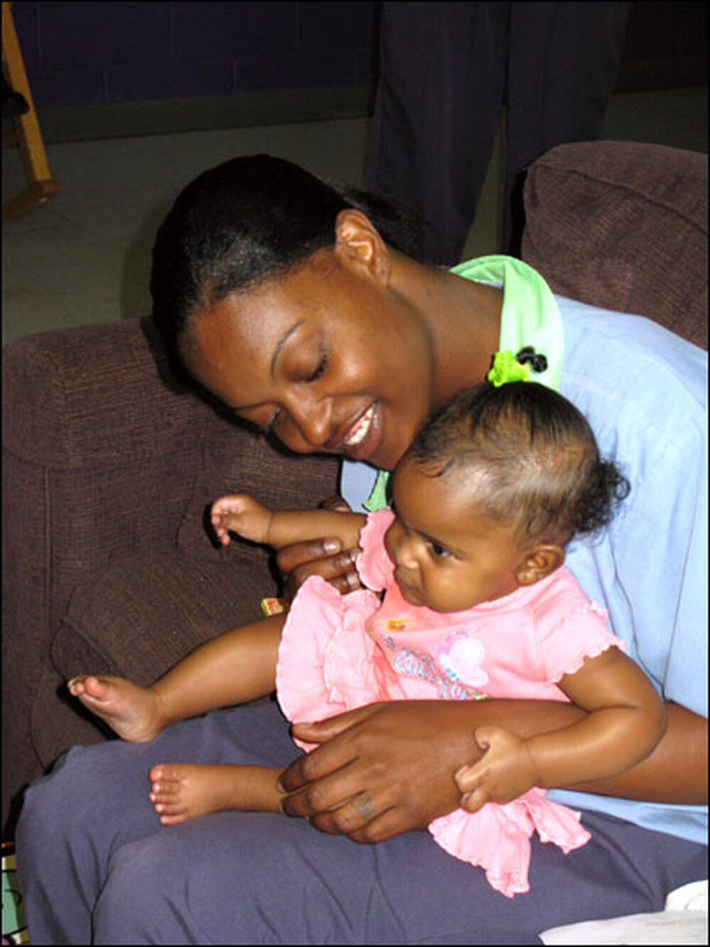 Sheirra Haines with daughter