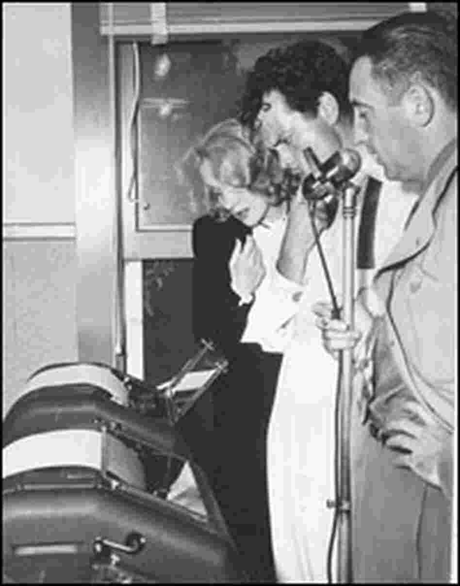 Marlene Dietrich, Orson Welles and Sam Balter