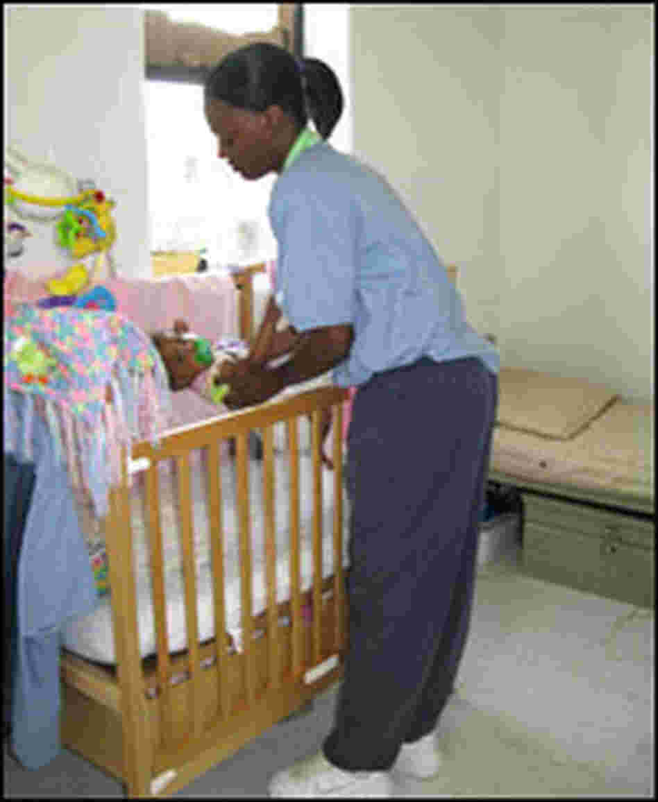 Cell with crib