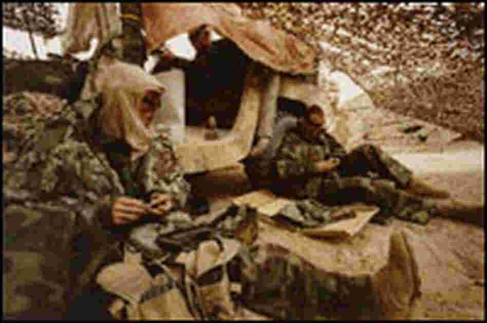Sgt. Rudy Reyes and Sgt. Shawn Patrick Cross Border