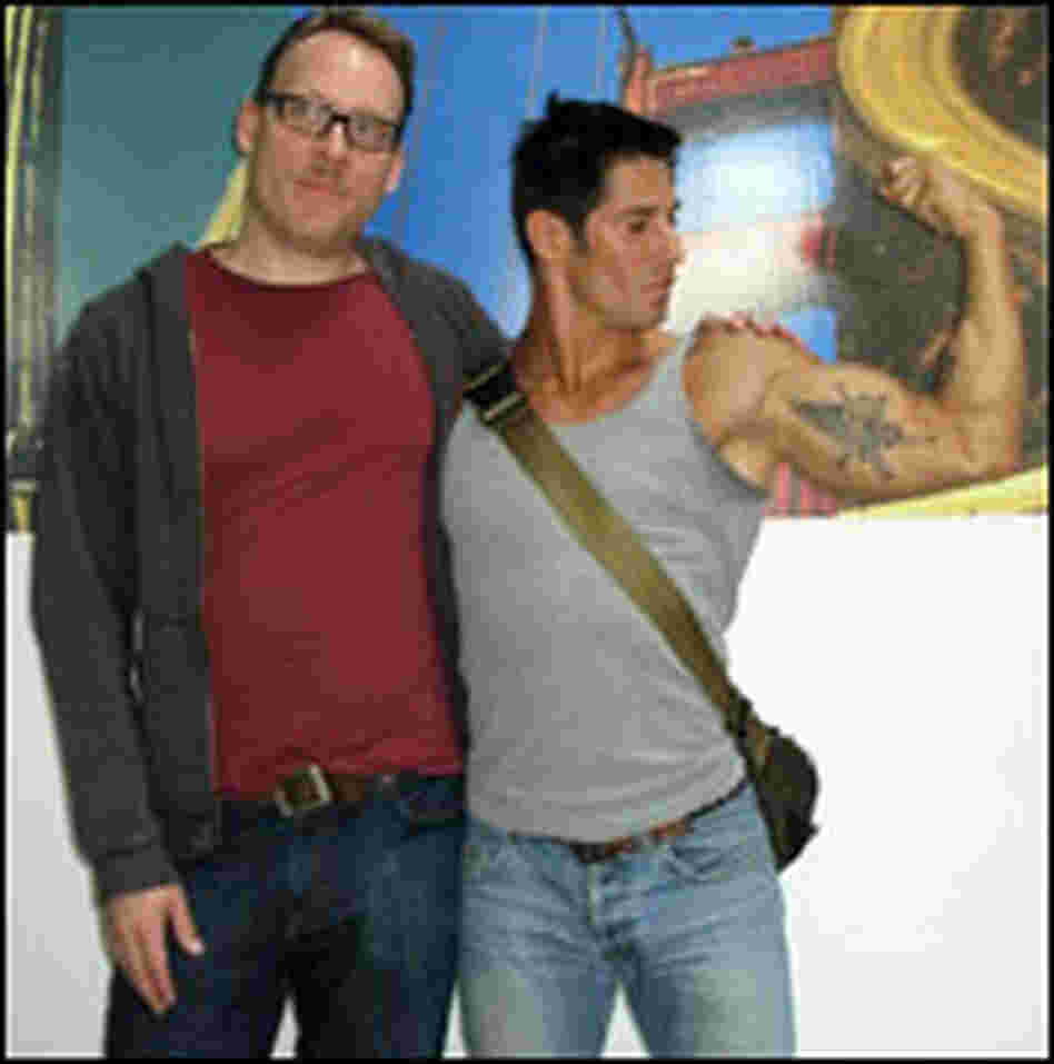 Evan Wright and Sgt. Rudy Reyes Evan Wright and Sgt. Rudy Reyes