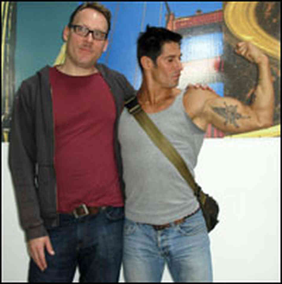 Evan Wright and Sgt. Rudy Reyes Evan Wright and Sgt. Rudy Reyes