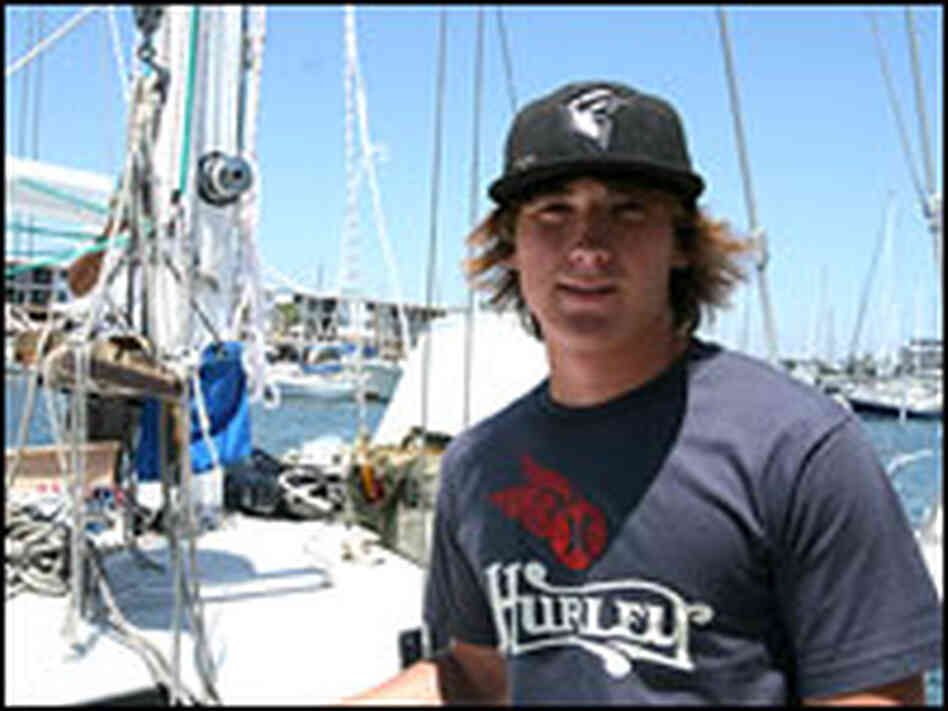 Zac Sunderland plans to sail around the globe.