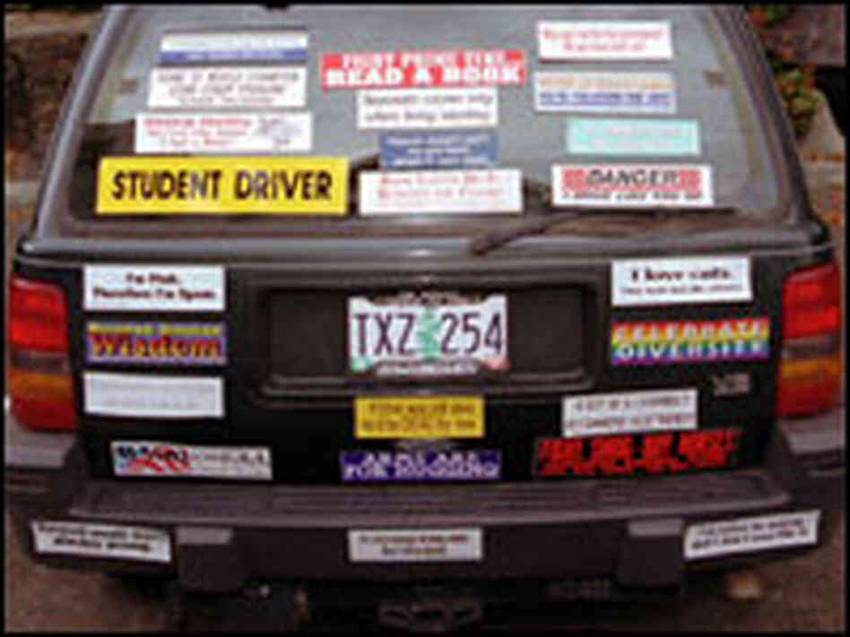Bumper Sticker Car Bumper Sticker Car