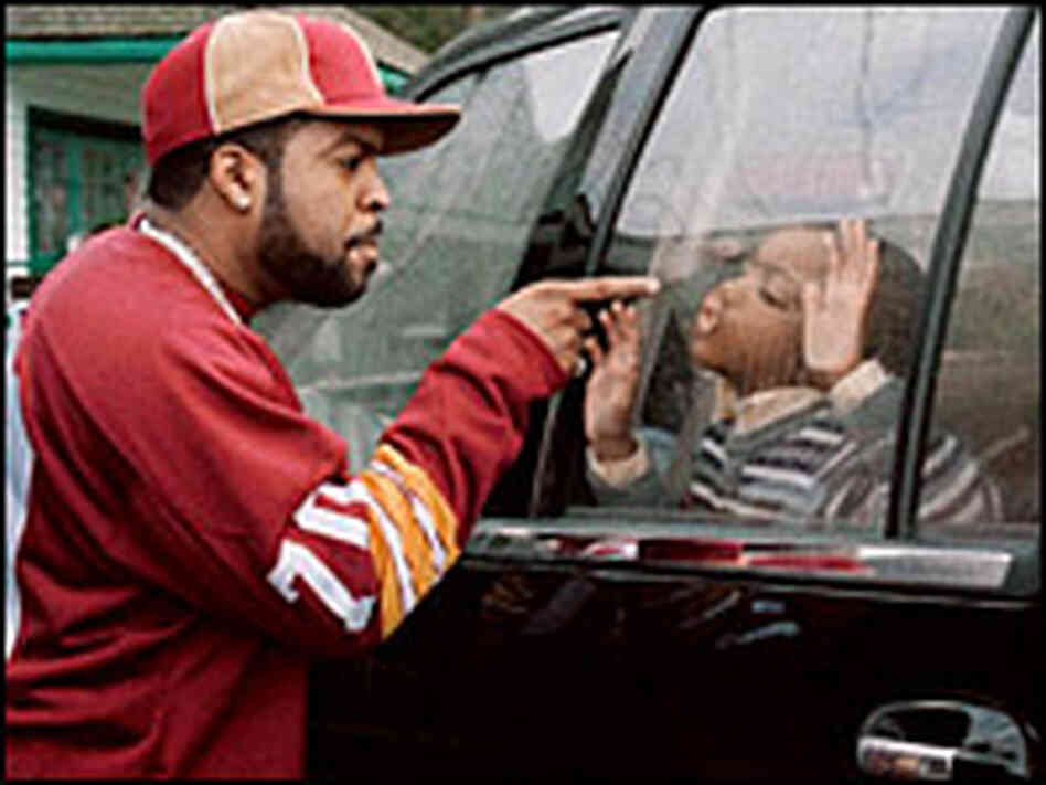 Ice Cube negotiating a crisis in his new movie, 'Are We There Yet?'. Ice Cube negotiating a crisis in his new movie, 'Are We There Yet?'.