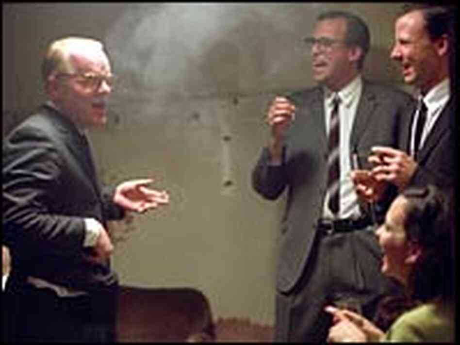 Philip Seymour Hoffman as Truman Capote. Philip Seymour Hoffman as Truman Capote.