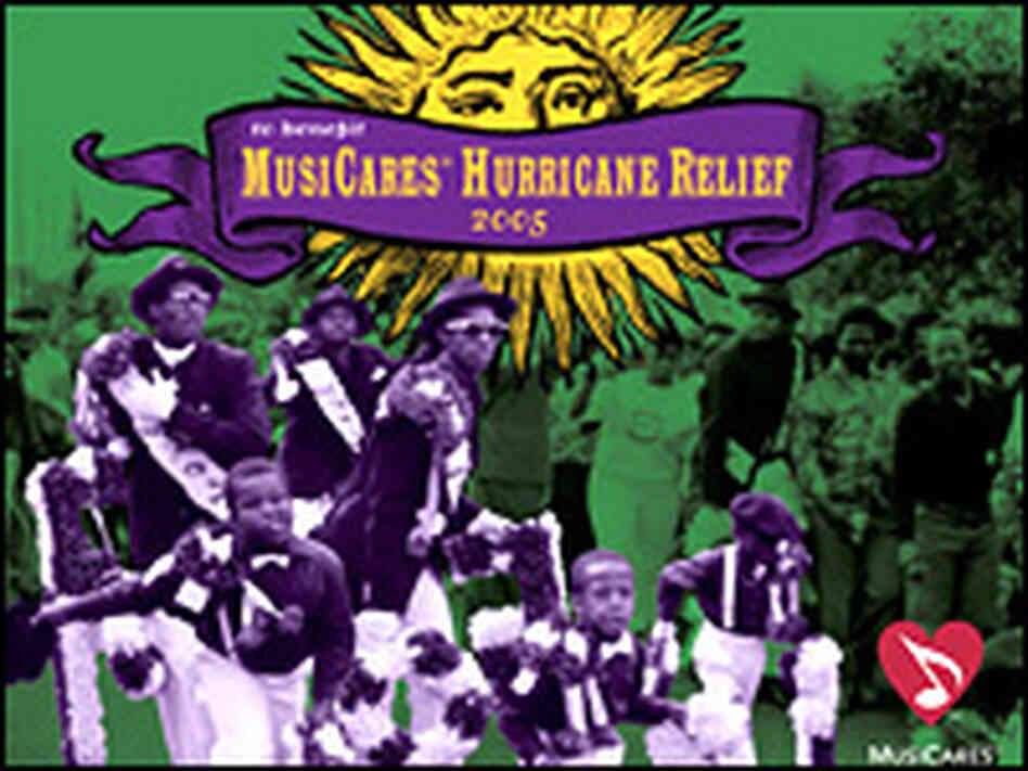 Cover of the new benefit CD meant to help hurricane victims on the Gulf Coast. Cover of the new benefit CD meant to help hurricane victims on the Gulf Coast.
