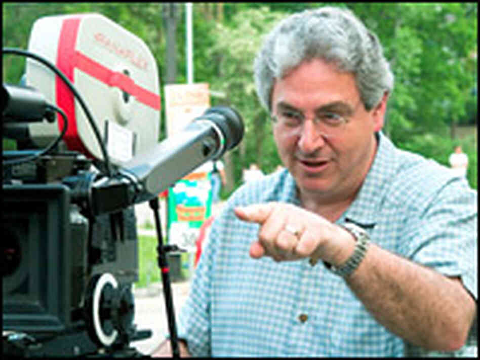 Harold Ramis on the set. Harold Ramis on the set.