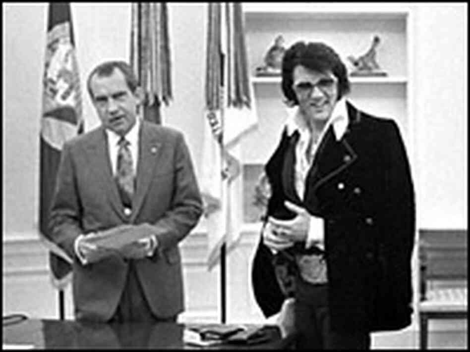 In 1970, President Nixon entertained Elvis in the Oval Office.