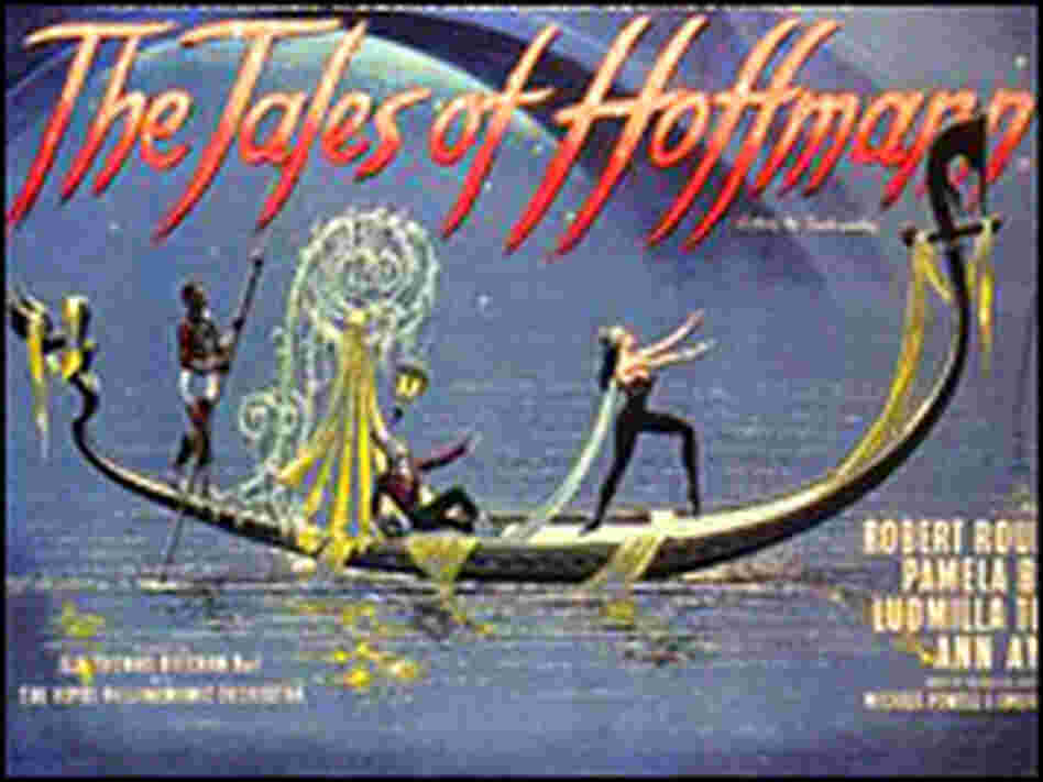 Detail from the original poster for 'Tales of Hoffmann' Detail from the original poster for 'Tales of Hoffmann'