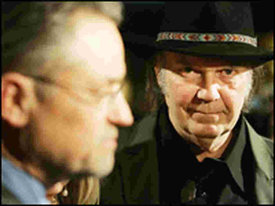 Neil Young, right, and Jonathan Demme. Neil Young, right, and Jonathan Demme.