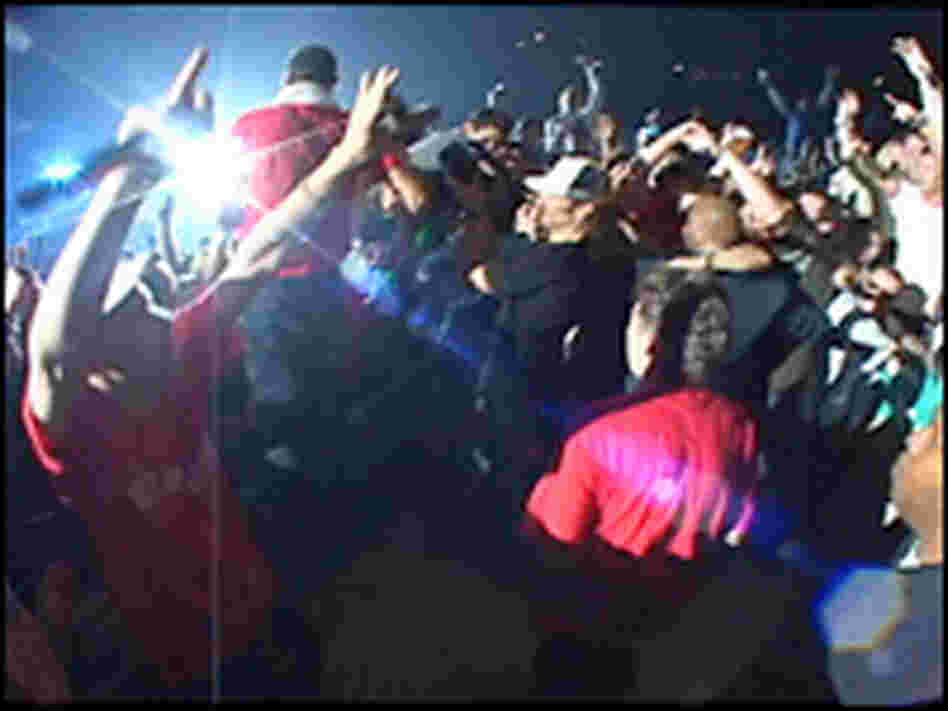 Into the Crowd: A scene from 'Awesome; I F*****' Shot That!' Into the Crowd: A scene from 'Awesome; I F*****' Shot That!'
