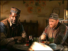 Dennis Haysbert, left, leads a unit of Rangers. Dennis Haysbert, left, leads a unit of Rangers.