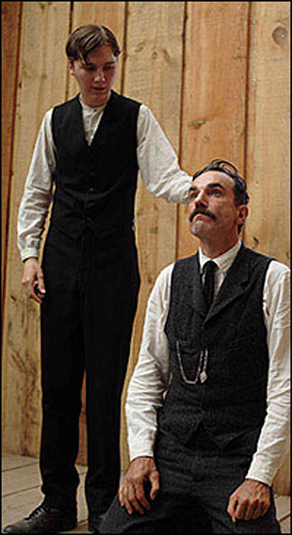 Paul Dano and Daniel Day-Lewis Paul Dano and Daniel Day-Lewis