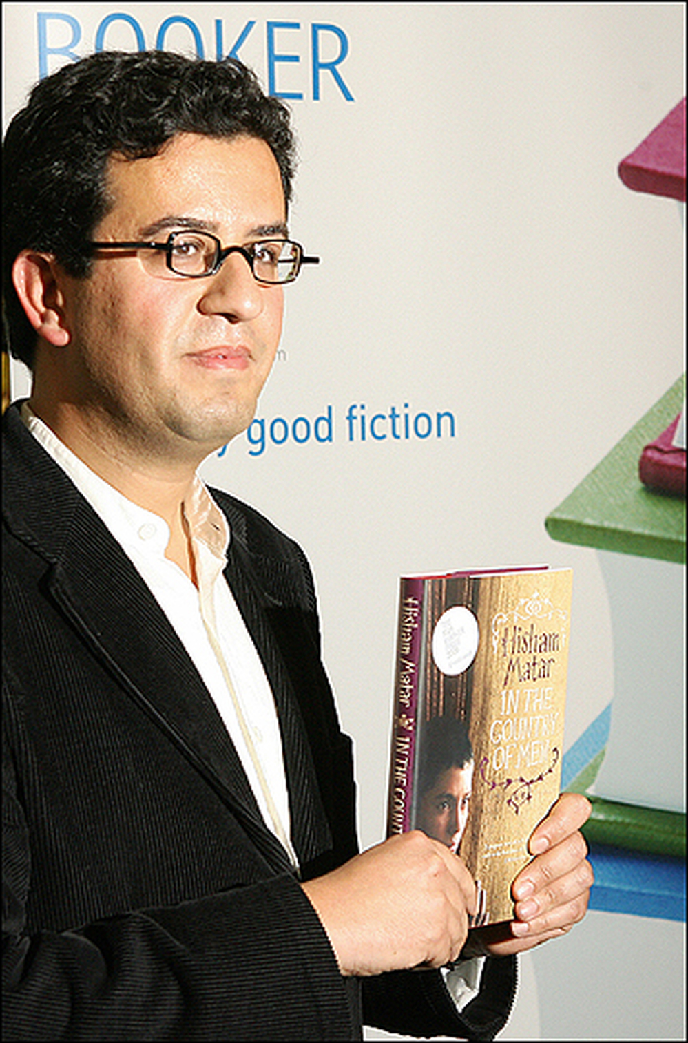 Hisham Matar, photographed in October 2006 while awaiting the selection of the Mann Booker prize.